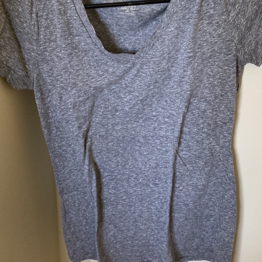 Grey v-neck